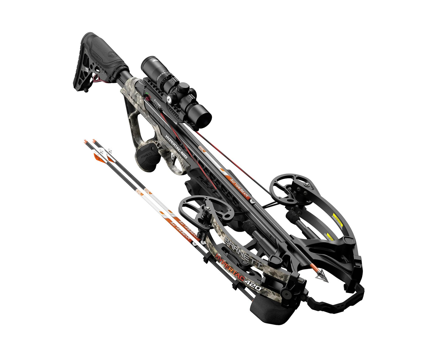 Barnett Explorer HyperTAC 420™ Crossbow Package With Premium 1.5-5x32mm Illuminated Speed Compensating Scope