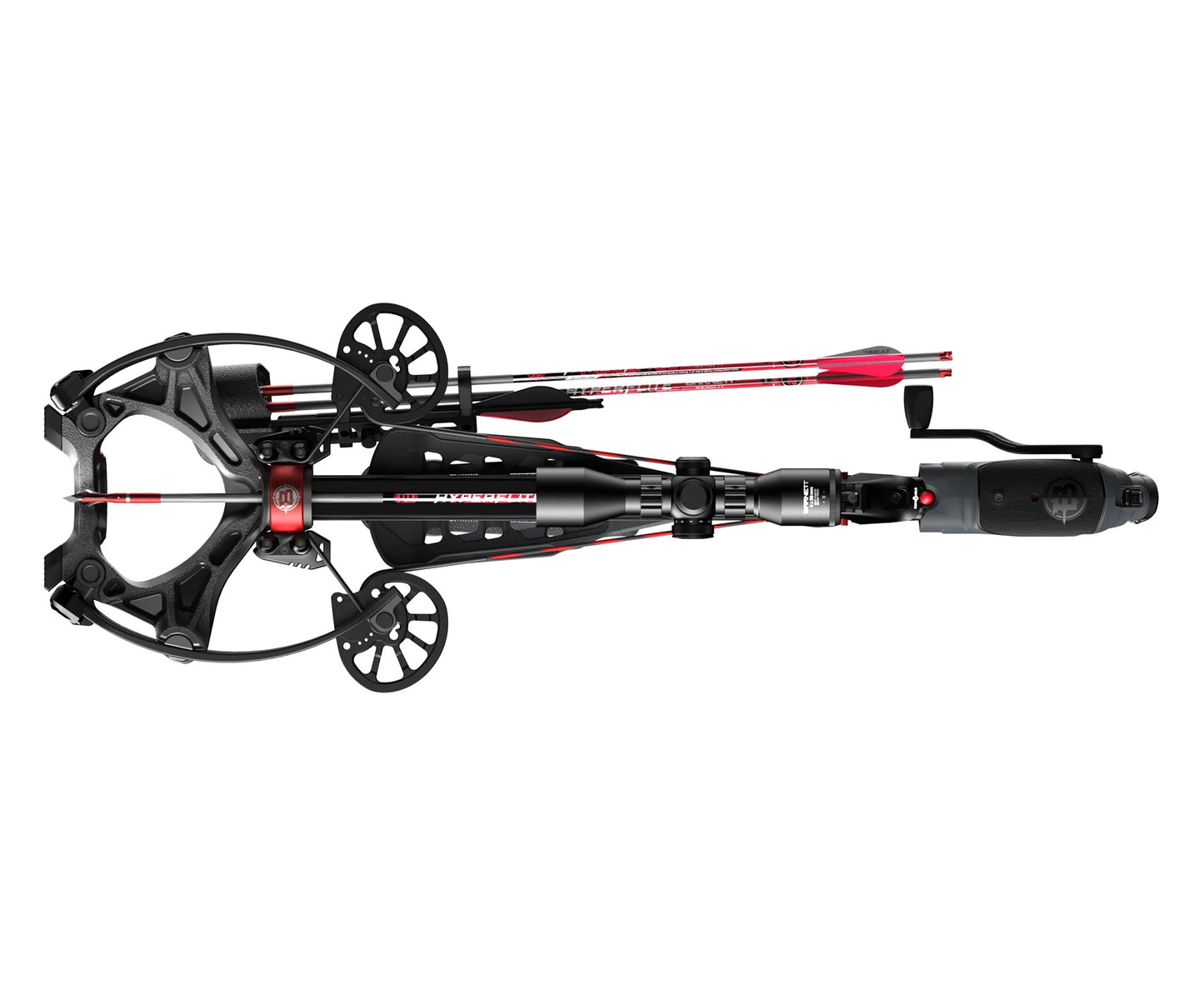Barnett Hyper Raptor 410 Crossbow Package With 4 x 36 Illuminated Multi-Reticle Scope w/Flip-up Caps