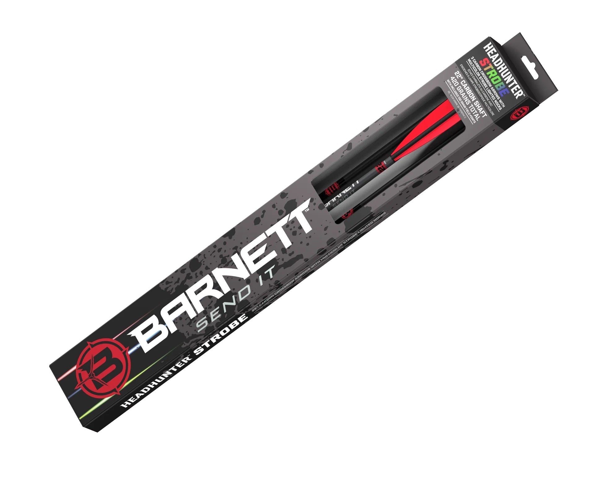 Barnett Headhunter™ 22" Lighted Strobe Arrows - 3 Pack Hunting Crossbow Arrows 